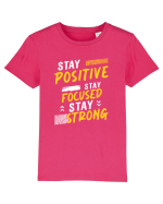 Positive Focused Strong Tricou mânecă scurtă  Copii Mini Creator