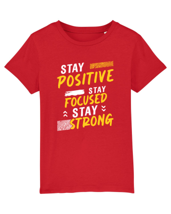 Positive Focused Strong Red