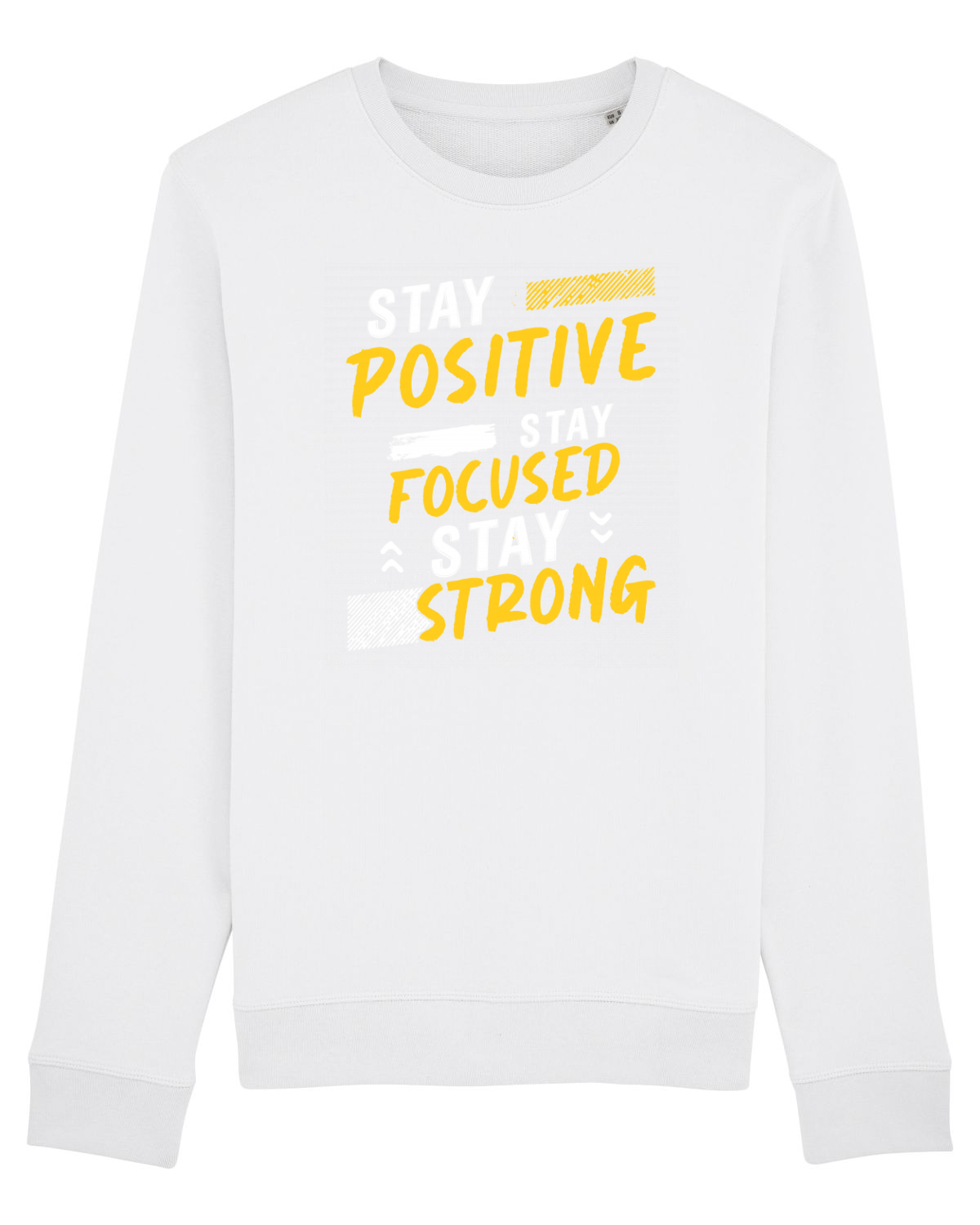 Bluză mânecă lungă Unisex Rise White