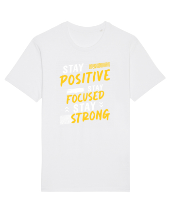 Positive Focused Strong White