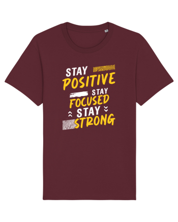 Positive Focused Strong Burgundy
