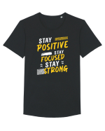 Positive Focused Strong Tricou mânecă scurtă guler larg Bărbat Skater