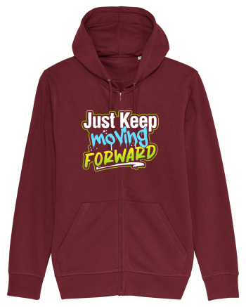 Just keep moving forward Burgundy