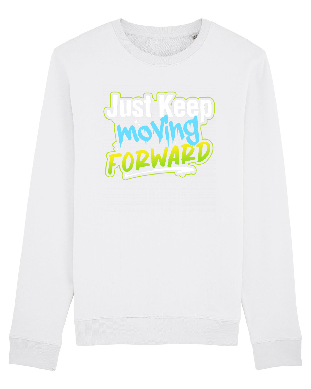 Bluză mânecă lungă Unisex Rise White