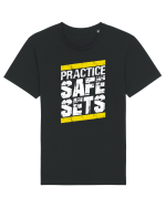 Practice Safe Sets Tricou mânecă scurtă Unisex Rocker