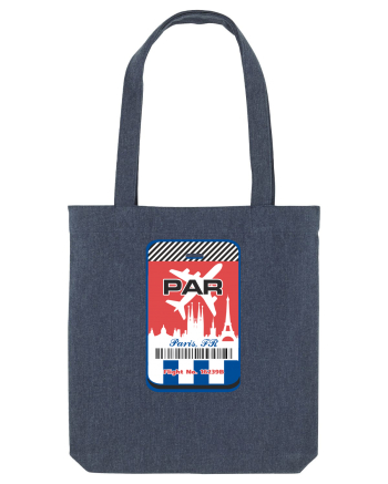 PARIS Airport tag Midnight Blue