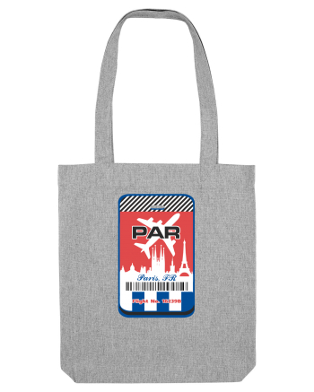 PARIS Airport tag Heather Grey