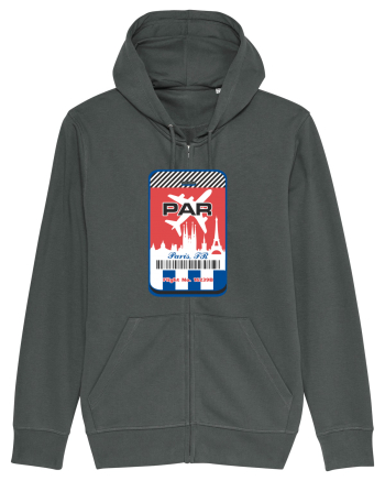 PARIS Airport tag Anthracite