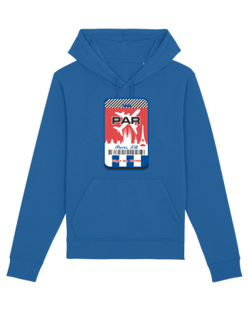 PARIS Airport tag Royal Blue