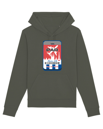 PARIS Airport tag Khaki