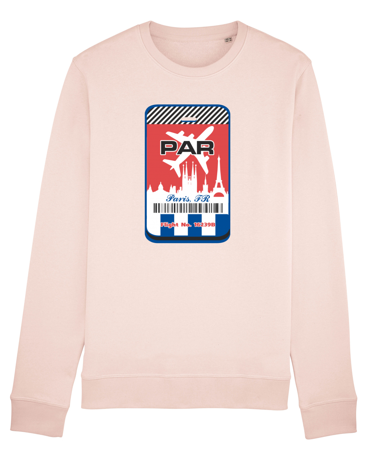 Bluză mânecă lungă Unisex Rise Candy Pink