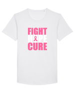 Fight Hope Cure Tricou mânecă scurtă guler larg Bărbat Skater