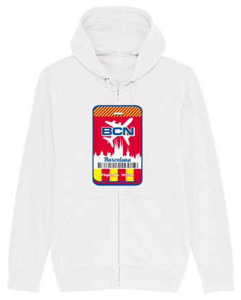 Barcelona airport tag White