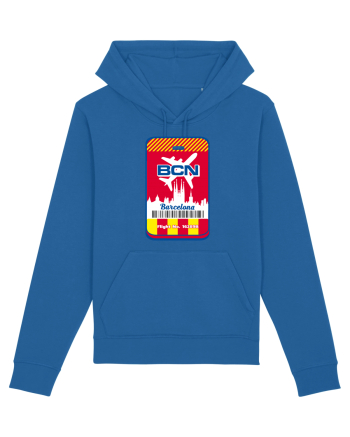 Barcelona airport tag Royal Blue