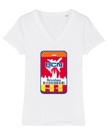 Barcelona airport tag White