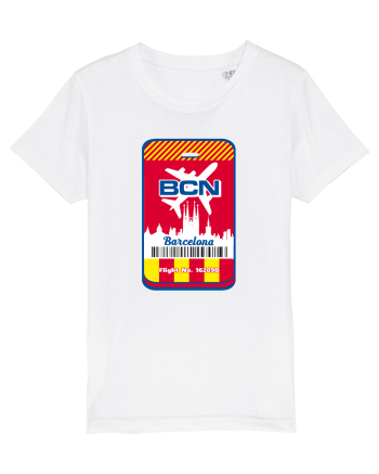 Barcelona airport tag White