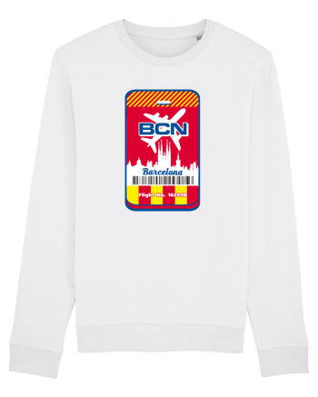 Barcelona airport tag White