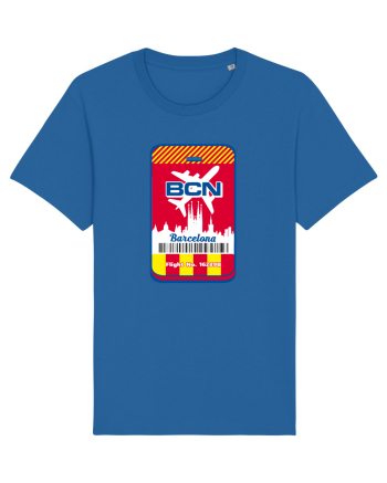 Barcelona airport tag Royal Blue