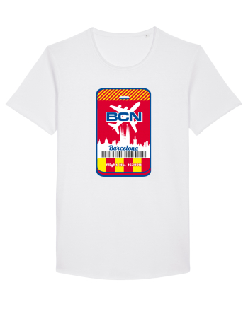 Barcelona airport tag White