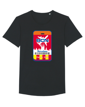 Barcelona airport tag Black