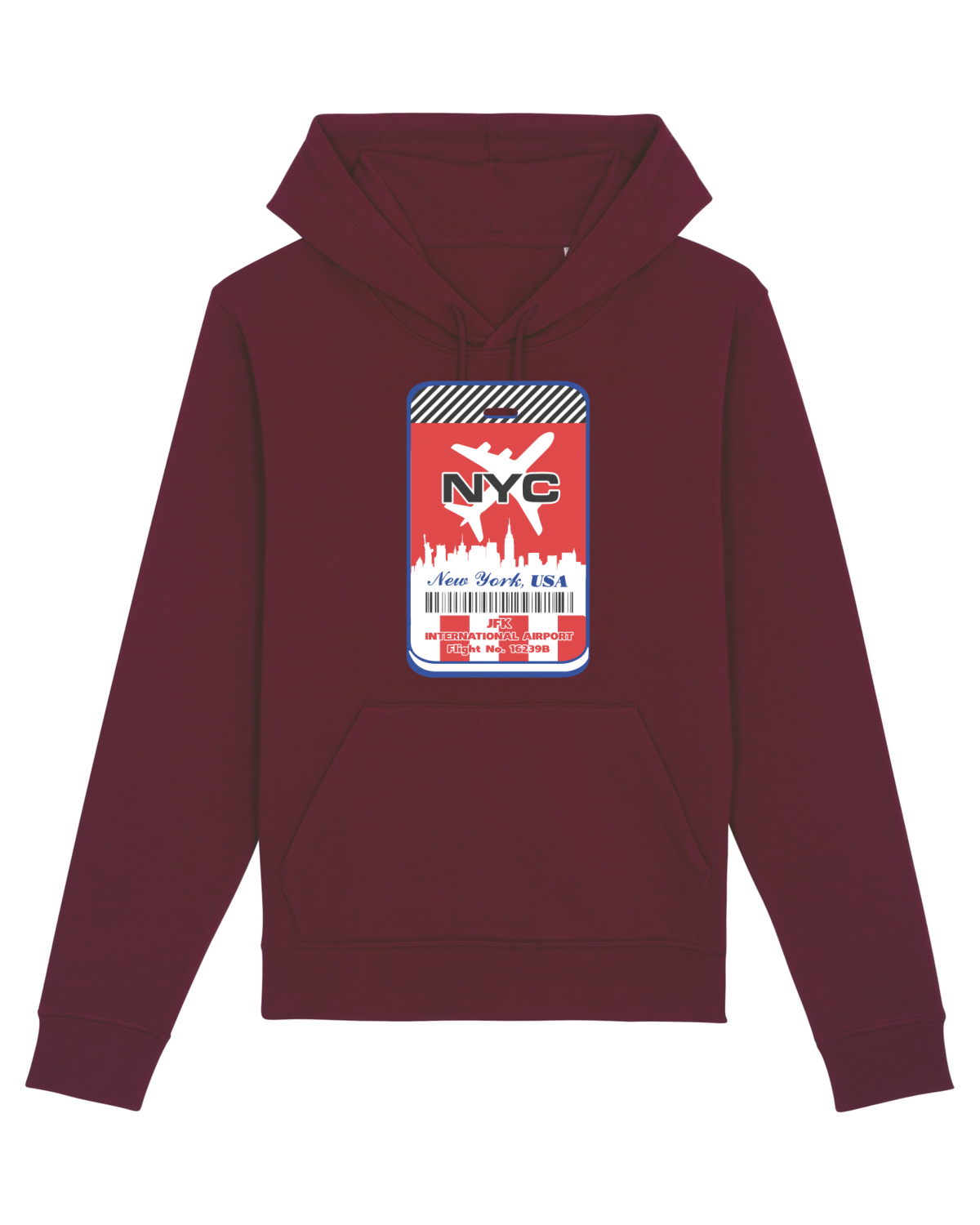 Hanorac Unisex Drummer Burgundy
