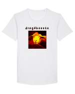 dragobeeete Tricou mânecă scurtă guler larg Bărbat Skater