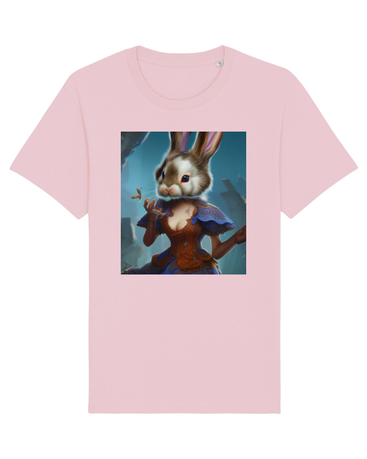 Tricou mânecă scurtă Unisex Rocker Cotton Pink
