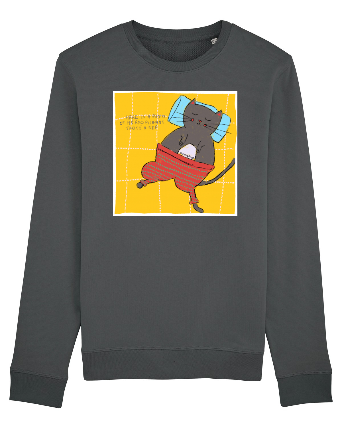 Bluză mânecă lungă Unisex Rise Anthracite