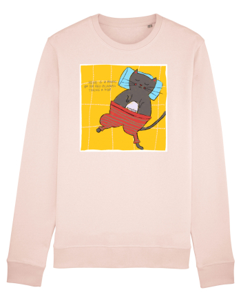 photo if cat sleeping Candy Pink