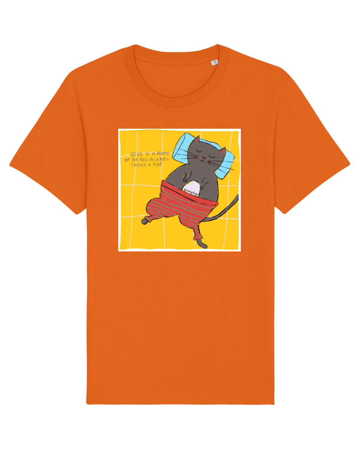 Tricou mânecă scurtă Unisex Rocker Bright Orange