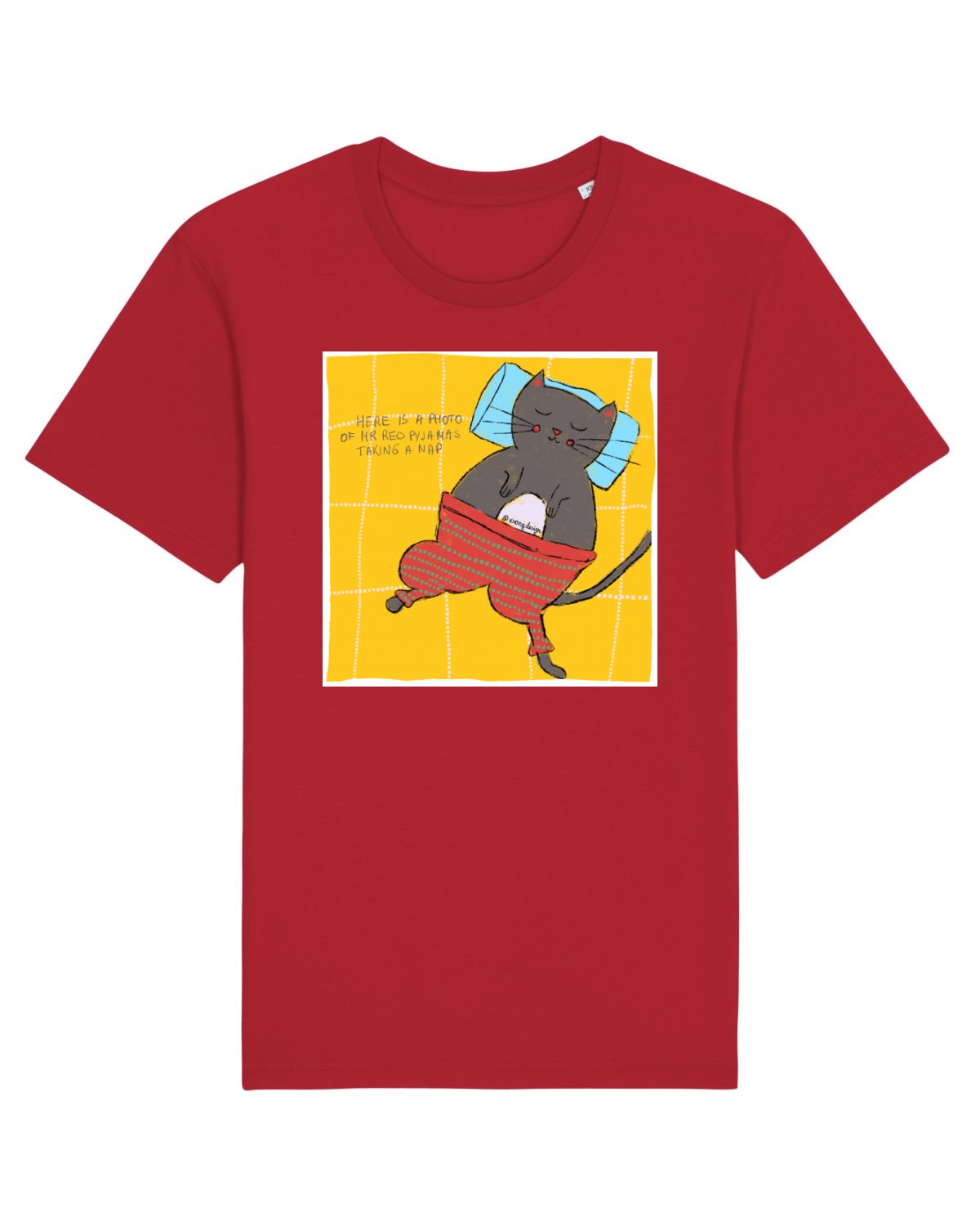 Tricou mânecă scurtă Unisex Rocker Red