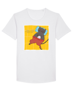 photo if cat sleeping Tricou mânecă scurtă guler larg Bărbat Skater