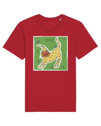 portrait of a cosmic cat Red