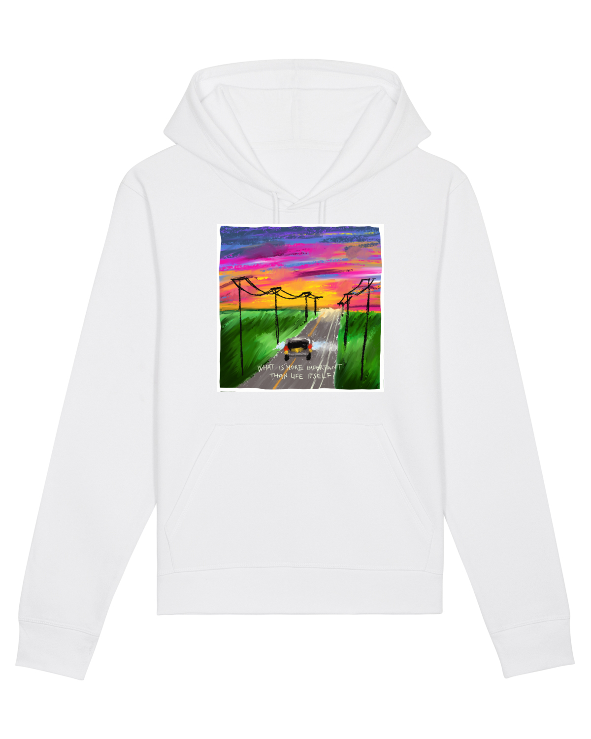 Hanorac Unisex Drummer White