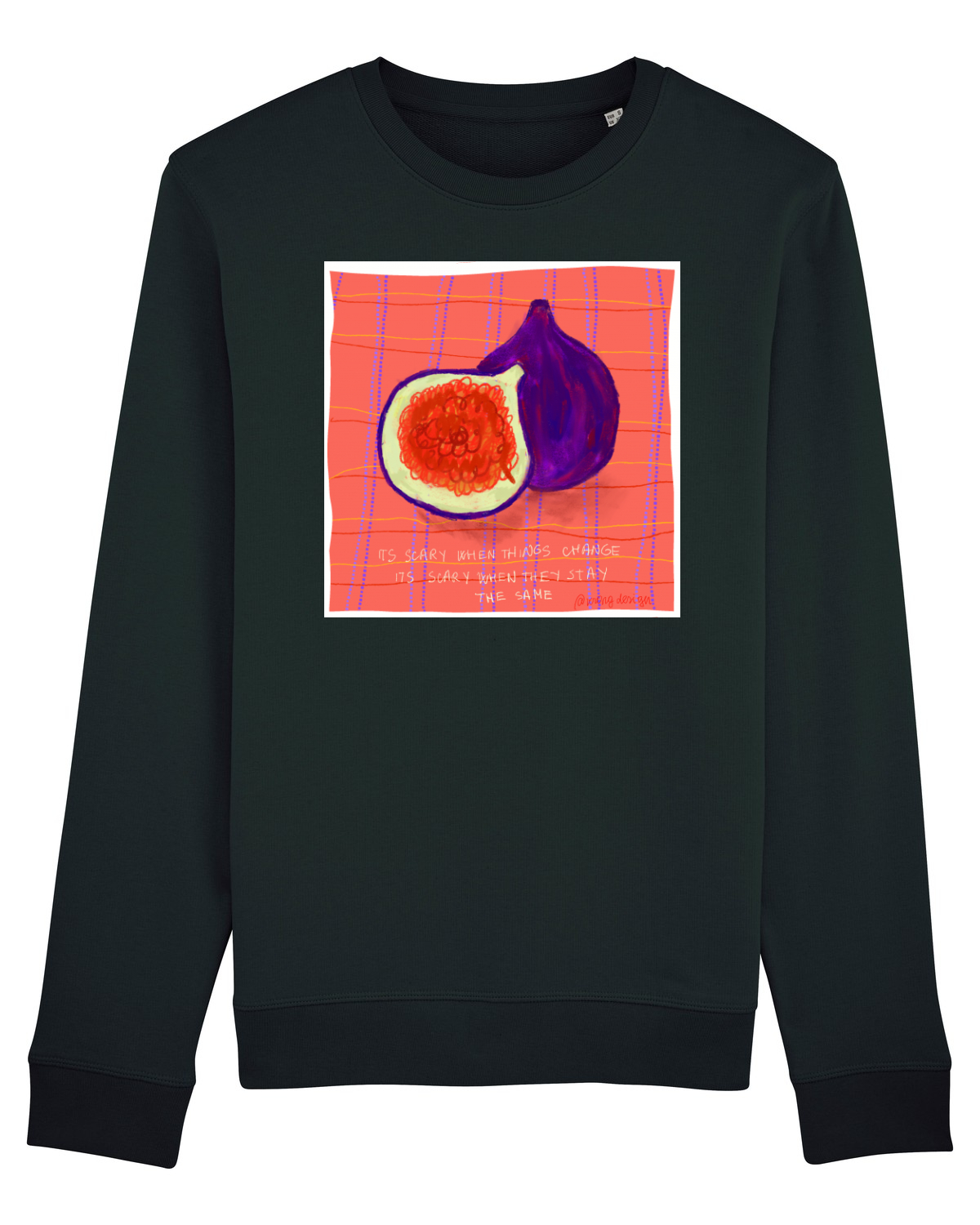 Bluză mânecă lungă Unisex Rise Black
