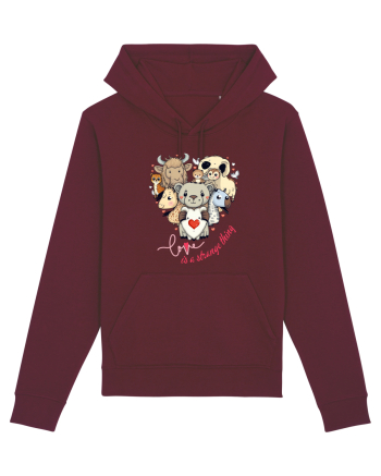 Love is a strange thing Burgundy