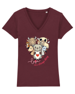 Love is a strange thing Tricou mânecă scurtă guler V Damă Evoker