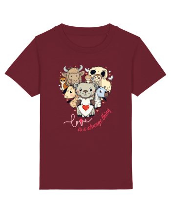 Love is a strange thing Burgundy