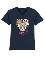 Love is a strange thing Tricou mânecă scurtă guler V Bărbat Presenter