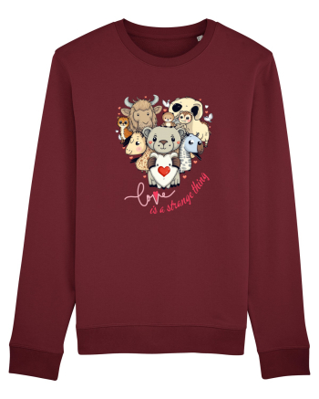 Love is a strange thing Burgundy
