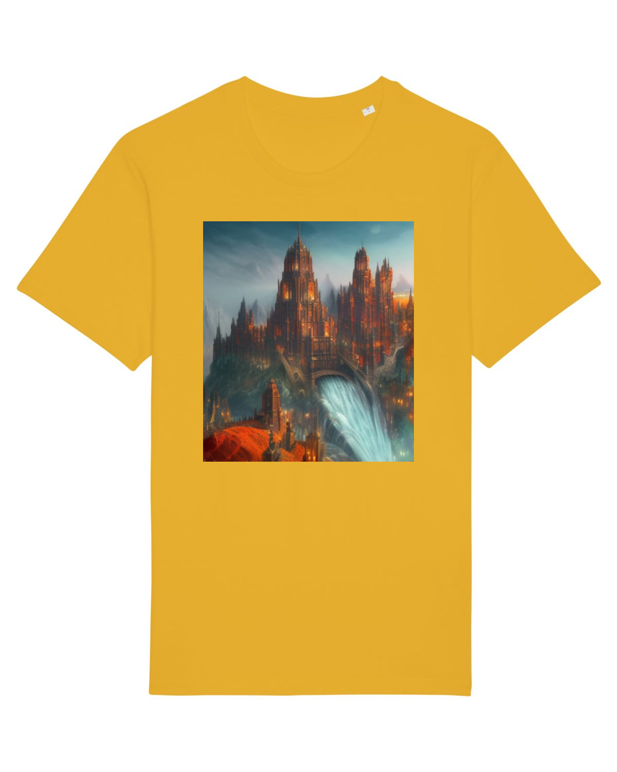Tricou mânecă scurtă Unisex Rocker Spectra Yellow