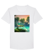 lost island Tricou mânecă scurtă guler larg Bărbat Skater
