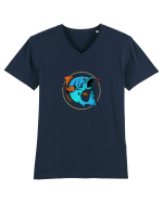Fishing Tricou mânecă scurtă guler V Bărbat Presenter