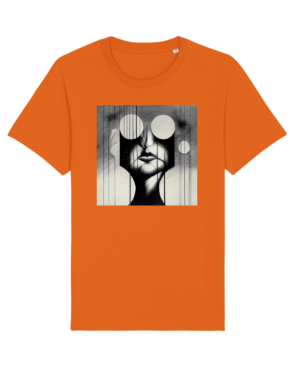 Tricou mânecă scurtă Unisex Rocker Bright Orange