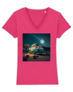 Another Camper Tricou mânecă scurtă guler V Damă Evoker