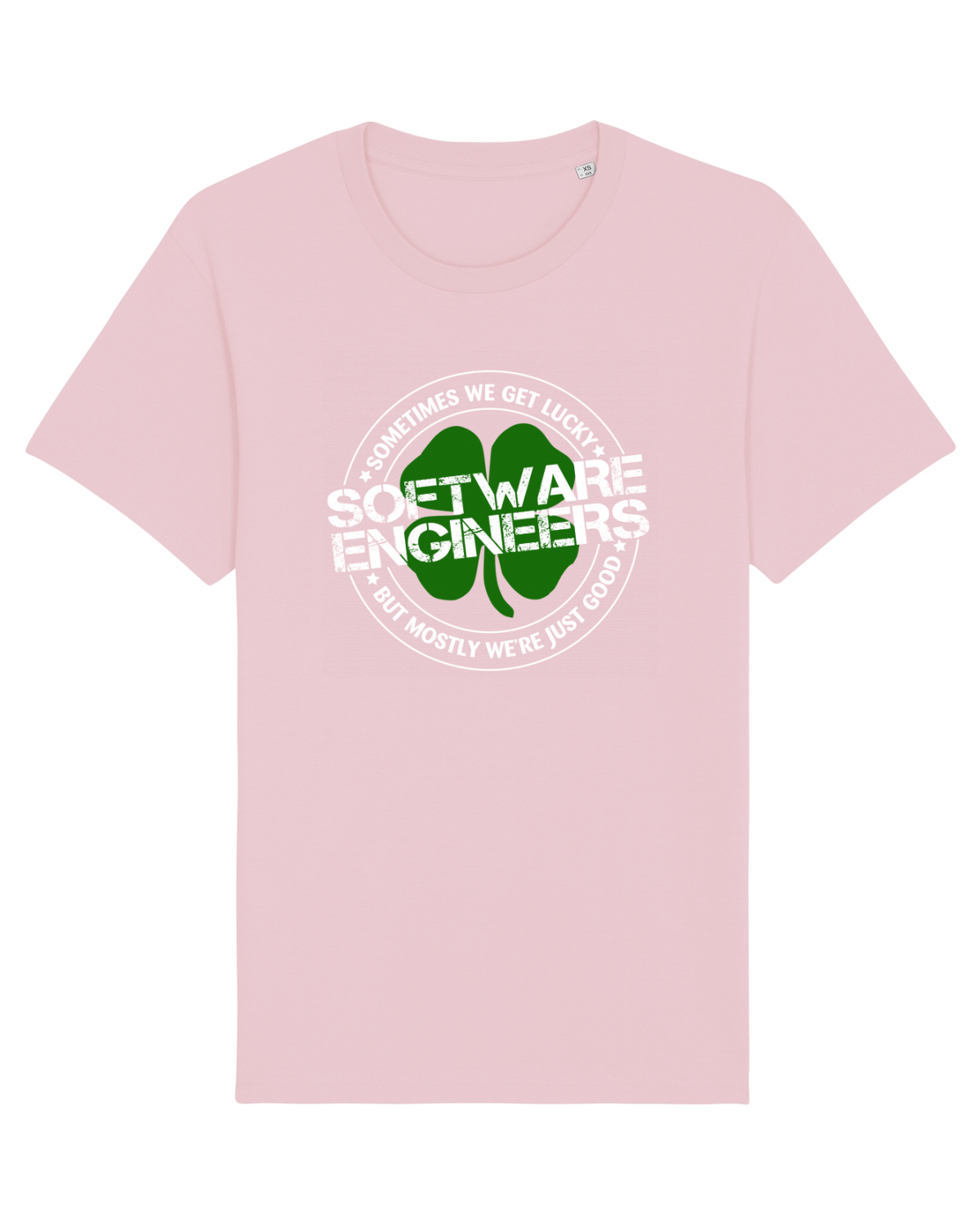 Tricou mânecă scurtă Unisex Rocker Cotton Pink
