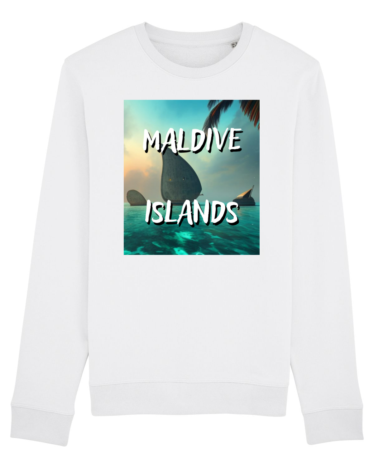 Bluză mânecă lungă Unisex Rise White