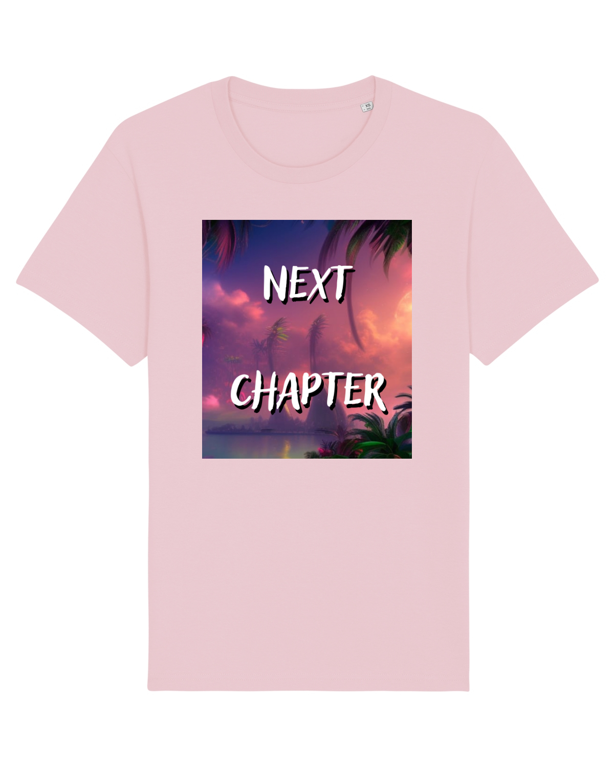 Tricou mânecă scurtă Unisex Rocker Cotton Pink