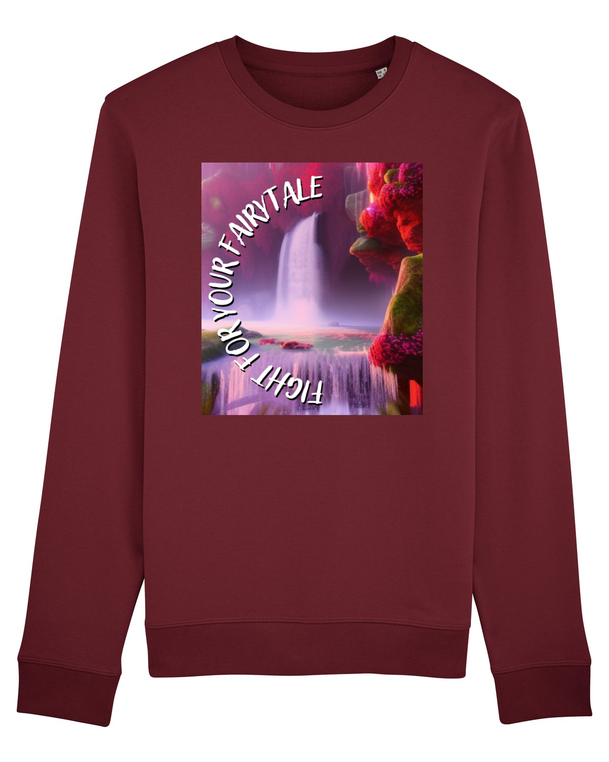 Bluză mânecă lungă Unisex Rise Burgundy