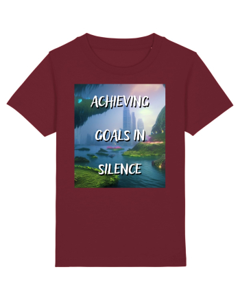 ACHIEVING GOALS IN SILENCE Burgundy